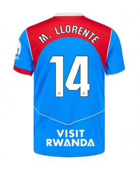 Atletico Madrid Marcos Llorente #14 Maglia Gara Terza Repliche 2025-26 Maniche Corte